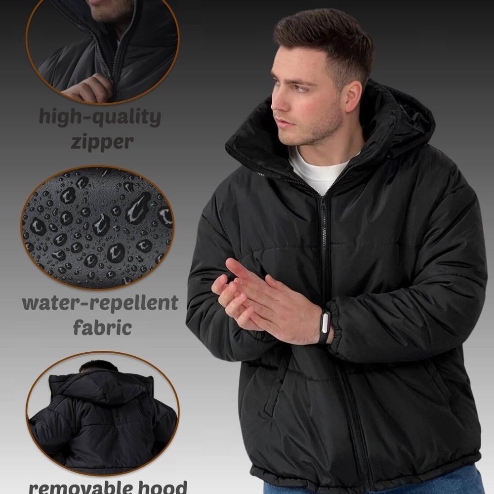 Winter puffer SKIMLY black.